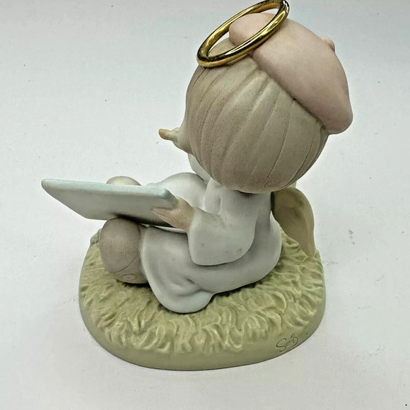 Precious Moments Figurine I Think You're Just Divine Holy Cow 272558 1997 sword - Picture 4 of 7